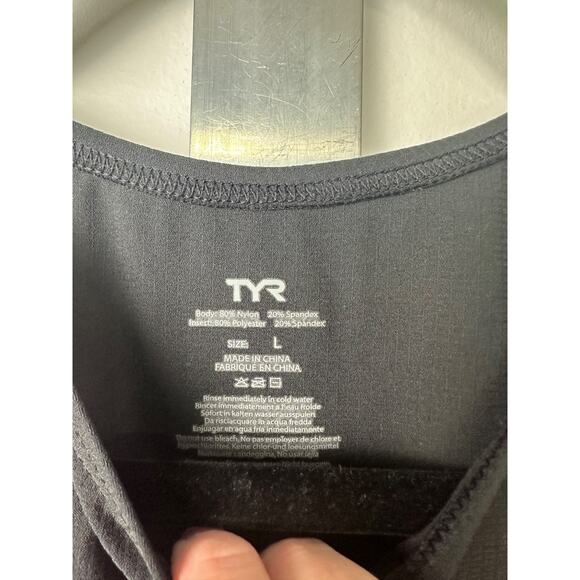 NEW TYR Triathlon Carbon Zipper Back Short Tri Suit w/ Pad UNISEX Sz L $119 C7 - Picture 2 of 6